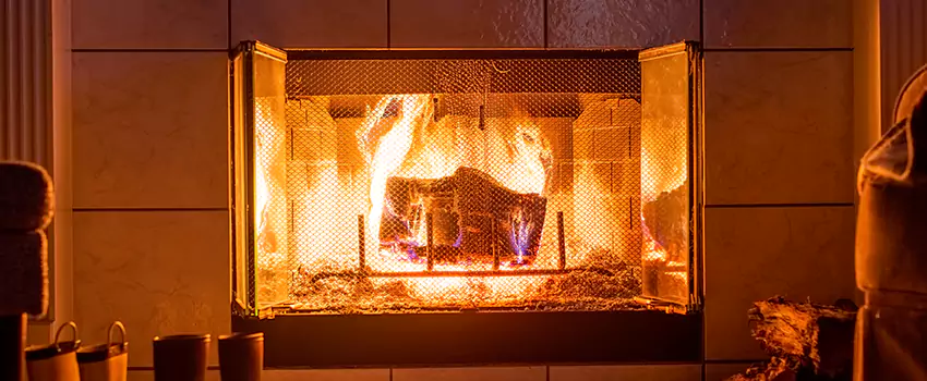 Mendota Hearth Landscape Fireplace Installation in New Philadelphia, Ohio